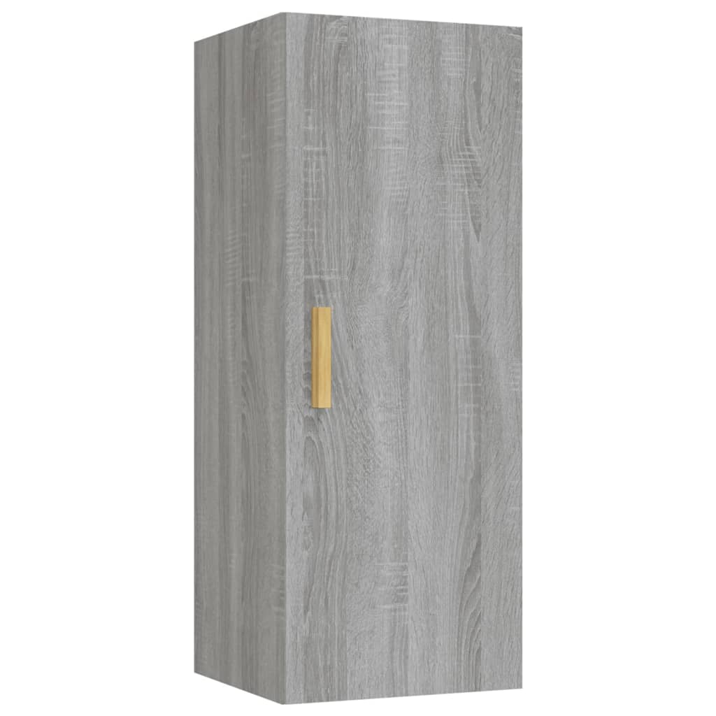 Armoire murale Sonoma gris 34,5x34x90 cm Bois d'ingénierie