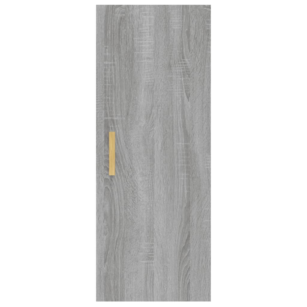 Armoire murale Sonoma gris 34,5x34x90 cm Bois d'ingénierie