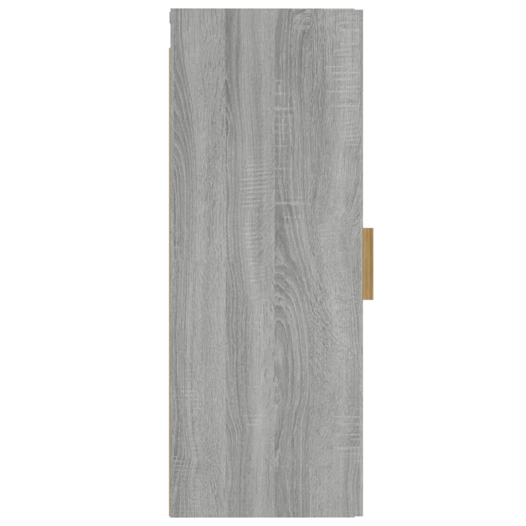 Armoire murale Sonoma gris 34,5x34x90 cm Bois d'ingénierie