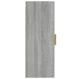 Armoire murale Sonoma gris 34,5x34x90 cm Bois d'ingénierie