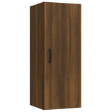 Armoire suspendue Chêne marron 34,5x34x90 cm Bois d'ingénierie