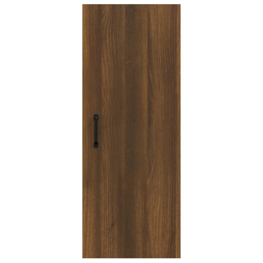 Armoire suspendue Chêne marron 34,5x34x90 cm Bois d'ingénierie