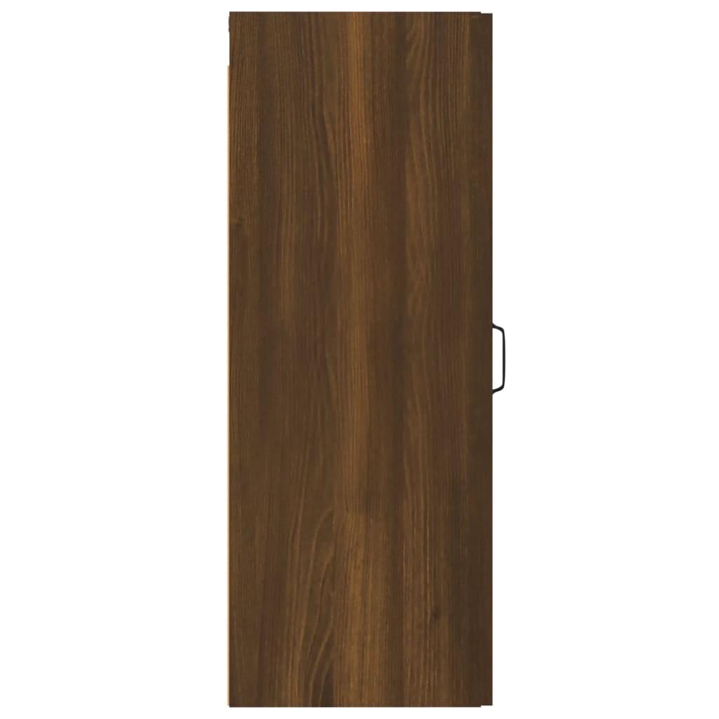 Armoire suspendue Chêne marron 34,5x34x90 cm Bois d'ingénierie