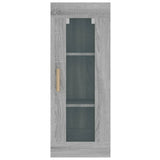 Armoire murale suspendue Sonoma gris 34,5x34x90 cm