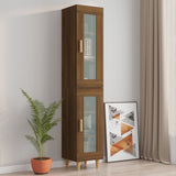 Armoire murale suspendue Chêne marron 34,5x34x90 cm