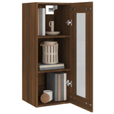 Armoire murale suspendue Chêne marron 34,5x34x90 cm