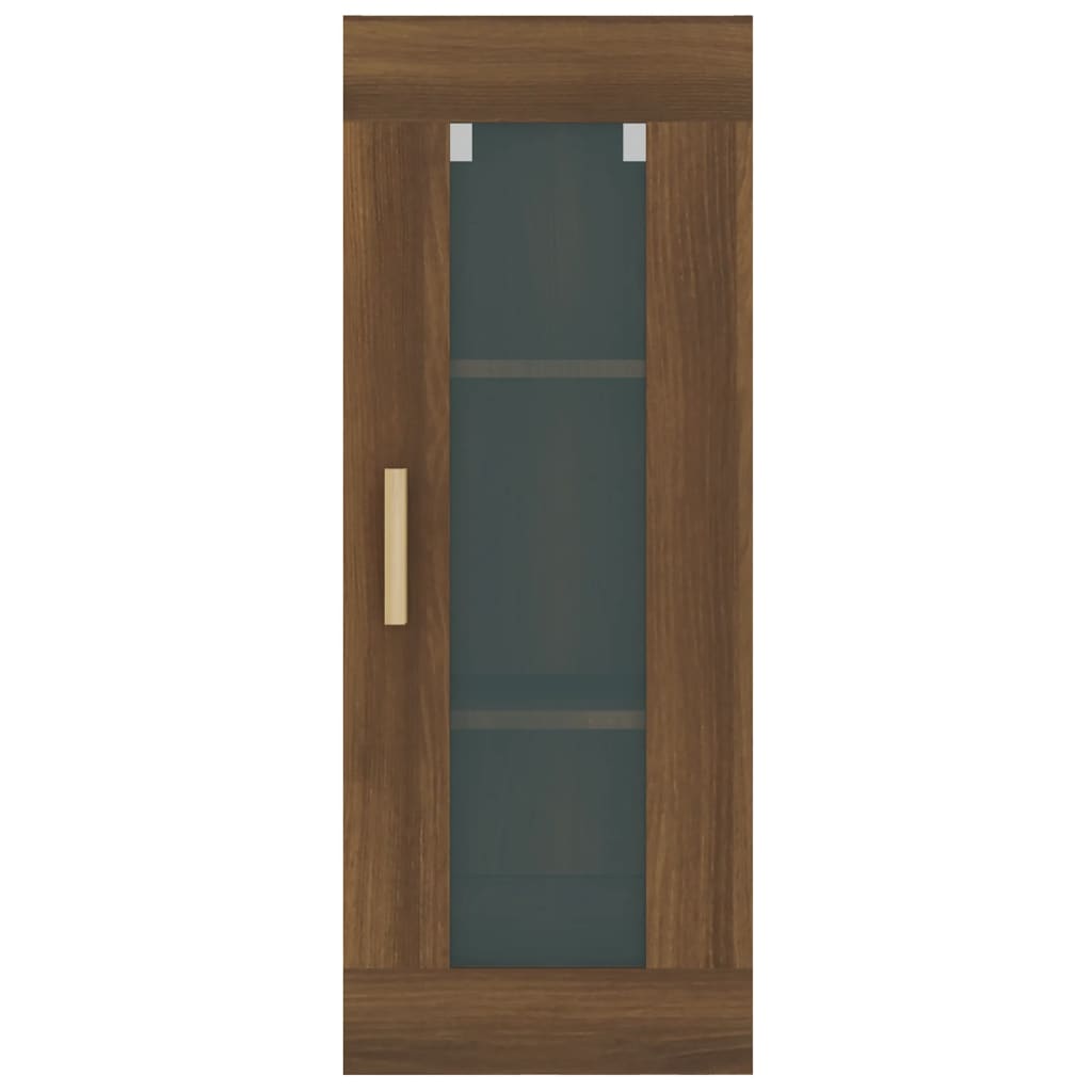 Armoire murale suspendue Chêne marron 34,5x34x90 cm