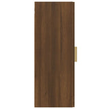 Armoire murale suspendue Chêne marron 34,5x34x90 cm