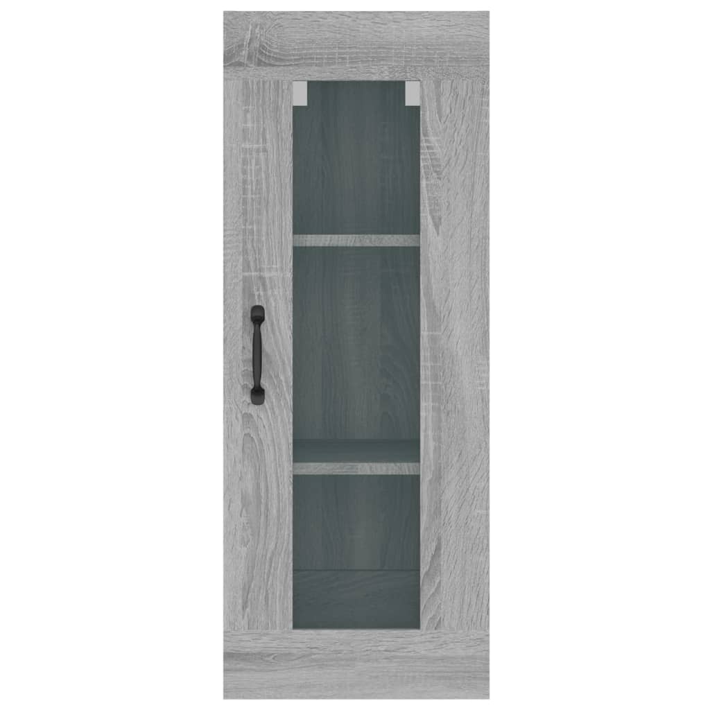 Armoire murale suspendue Sonoma gris 34,5x34x90 cm