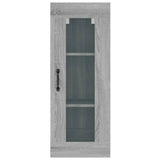 Armoire murale suspendue Sonoma gris 34,5x34x90 cm