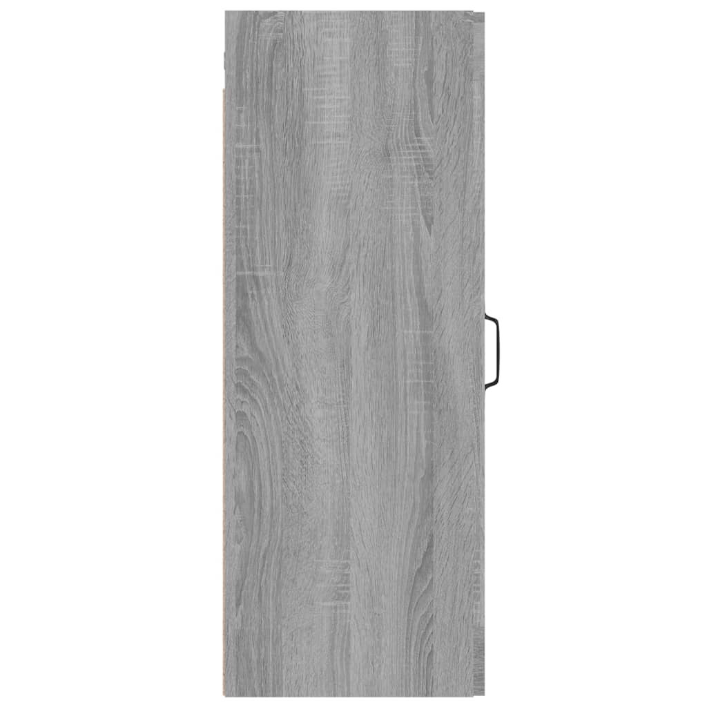 Armoire murale suspendue Sonoma gris 34,5x34x90 cm