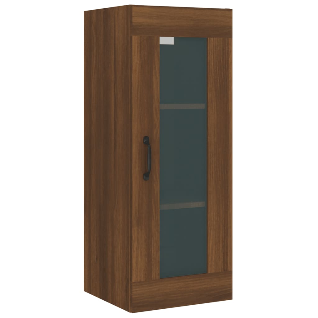 Armoire murale suspendue Chêne marron 34,5x34x90 cm