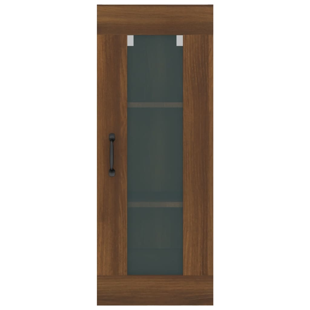 Armoire murale suspendue Chêne marron 34,5x34x90 cm