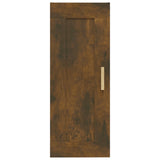 Armoire murale Chêne fumé 35x34x90 cm Bois d'ingénierie