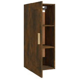 Armoire murale Chêne fumé 35x34x90 cm Bois d'ingénierie