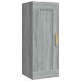 Armoire murale Sonoma gris 35x34x90 cm Bois d'ingénierie