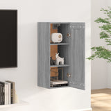 Armoire murale Sonoma gris 35x34x90 cm Bois d'ingénierie