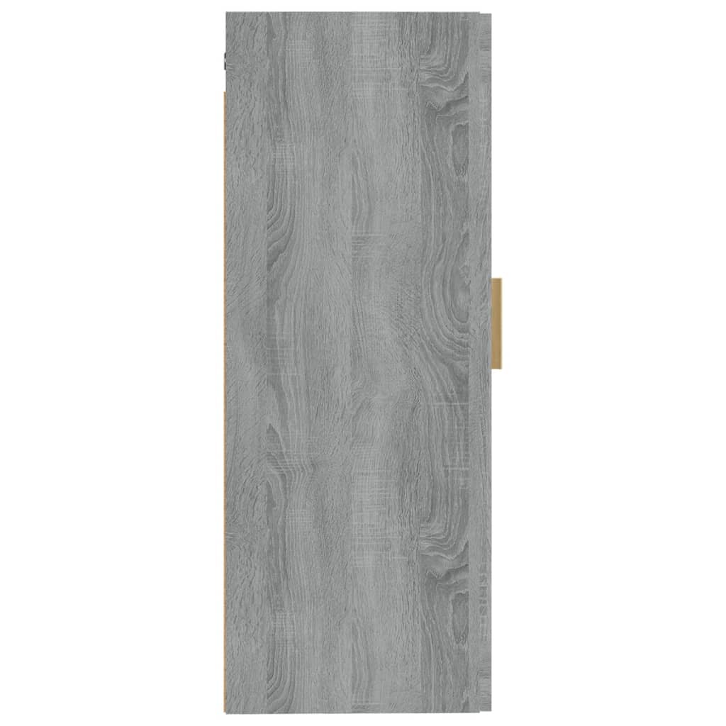 Armoire murale Sonoma gris 35x34x90 cm Bois d'ingénierie