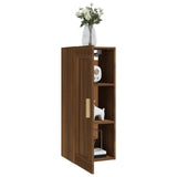 Armoire murale Chêne marron 35x34x90 cm Bois d'ingénierie