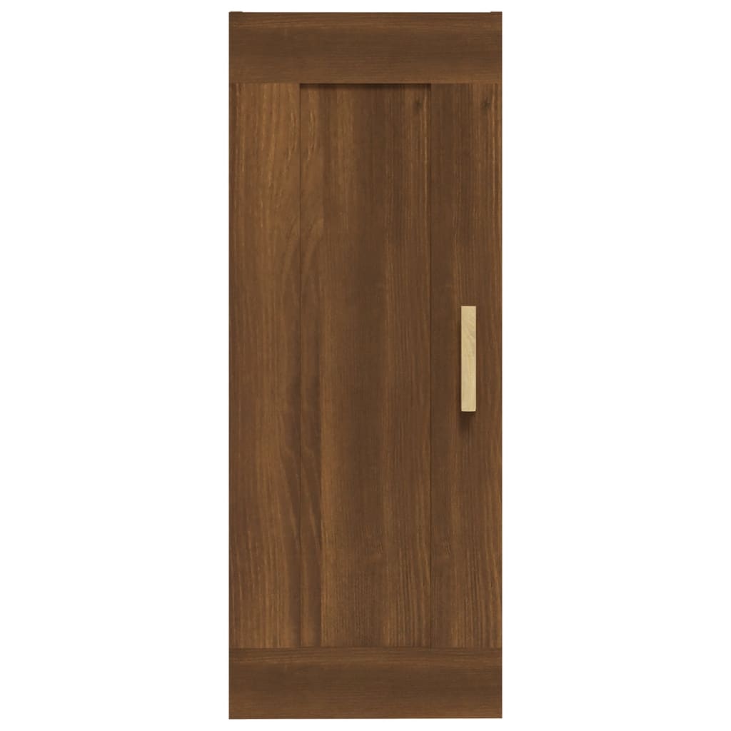 Armoire murale Chêne marron 35x34x90 cm Bois d'ingénierie