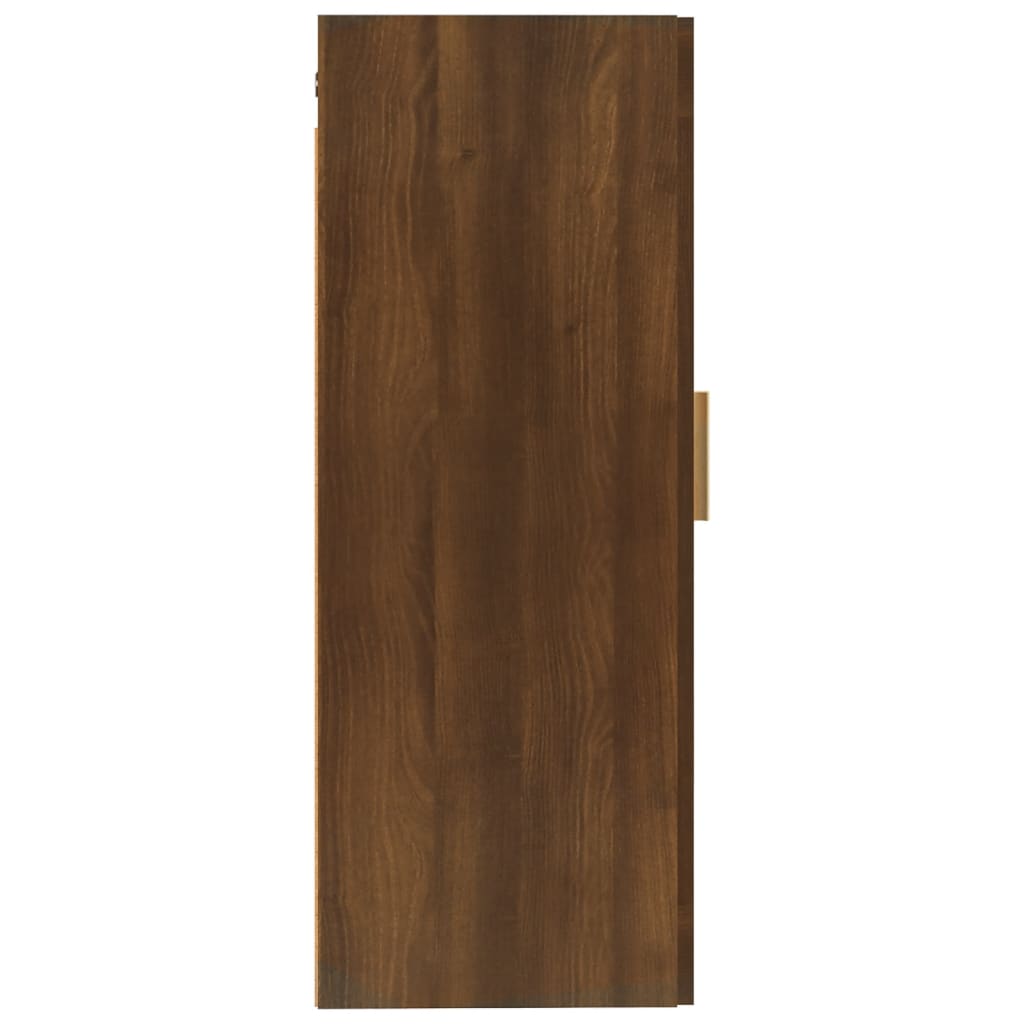 Armoire murale Chêne marron 35x34x90 cm Bois d'ingénierie