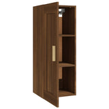 Armoire murale Chêne marron 35x34x90 cm Bois d'ingénierie