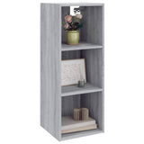 Armoire murale sonoma gris 34,5x32,5x90 cm bois d'ingénierie