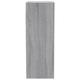 Armoire murale sonoma gris 34,5x32,5x90 cm bois d'ingénierie