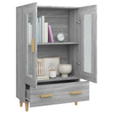 Buffet Sonoma gris 70x31x115 cm Bois d'ingénierie