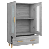 Buffet Sonoma gris 70x31x115 cm Bois d'ingénierie