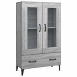 Buffet Sonoma gris 70x31x115 cm Bois d'ingénierie