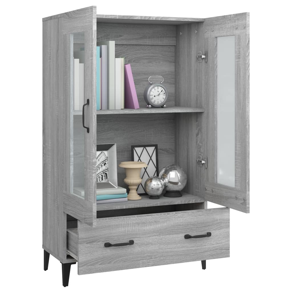 Buffet Sonoma gris 70x31x115 cm Bois d'ingénierie