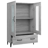 Buffet Sonoma gris 70x31x115 cm Bois d'ingénierie