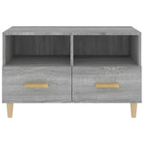 Meuble TV Sonoma gris 80x36x50 cm Bois d'ingénierie