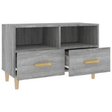 Meuble TV Sonoma gris 80x36x50 cm Bois d'ingénierie