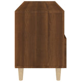 Meuble TV Chêne marron 80x36x50 cm Bois d'ingénierie