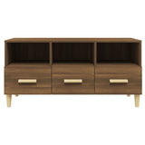 Meuble TV Chêne marron 102x36x50 cm Bois d'ingénierie