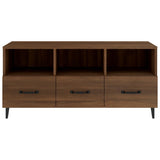 Meuble TV Chêne marron 102x35x50 cm Bois d'ingénierie