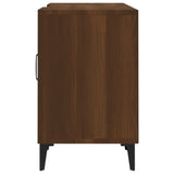 Meuble TV chêne marron 150x30x50 cm bois d'ingénierie