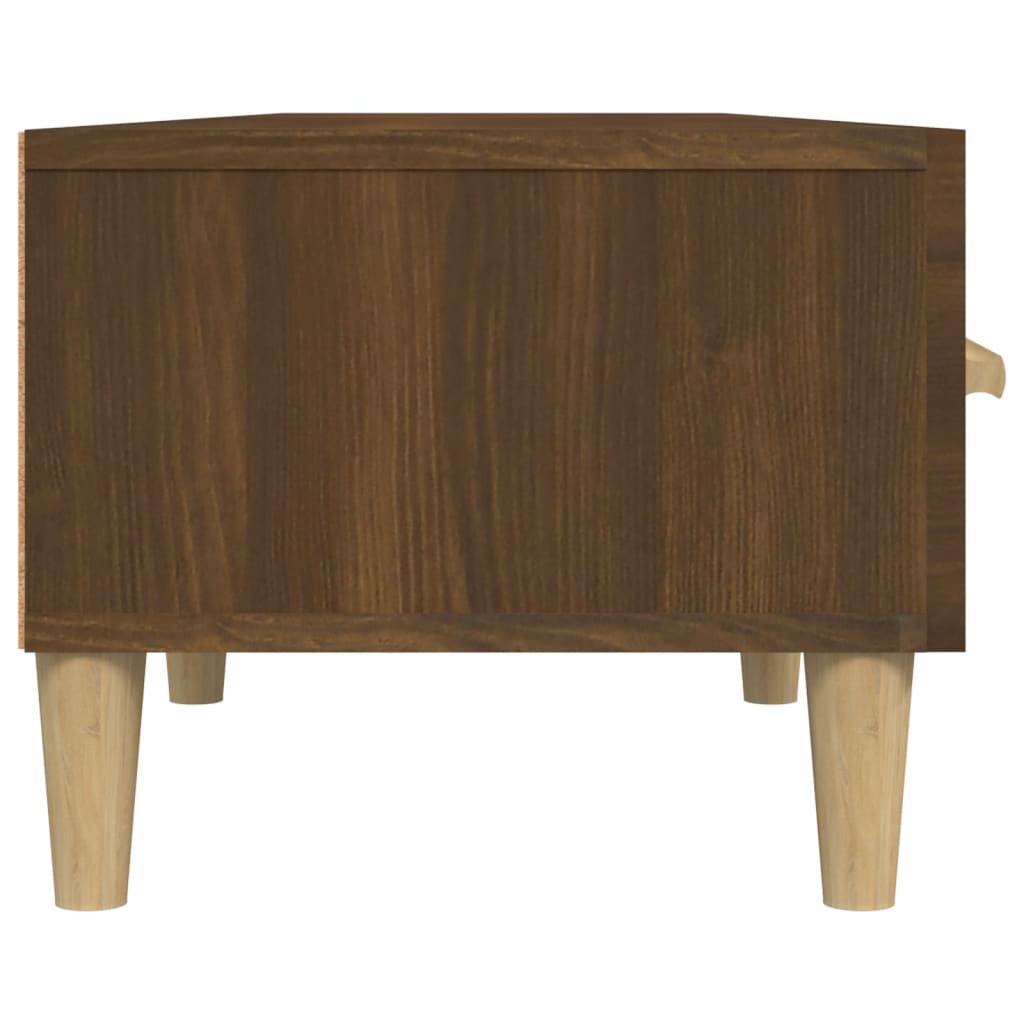 Meuble TV Chêne marron 150x34,5x30 cm Bois d'ingénierie