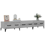 Sonoma TV cabinet gray 150x34.5x30 cm Engineered wood