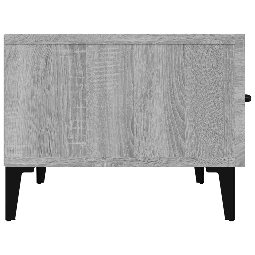 Sonoma TV cabinet gray 150x34.5x30 cm Engineered wood