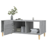 Sonoma grauer Couchtisch 102x50x40 cm, Holzwerkstoff