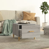 Sonoma coffee table gray 50x50x40 cm Engineered wood