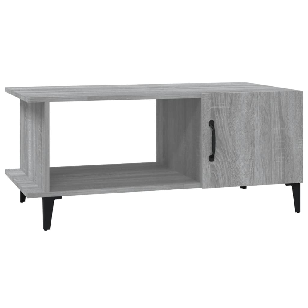 Sonoma coffee table gray 90x50x40 cm Engineered wood