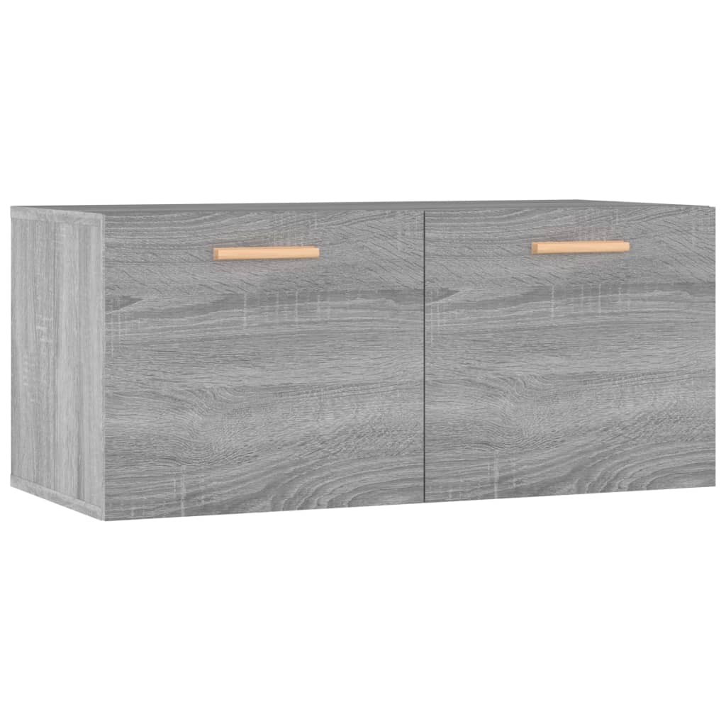 Armoire murale Sonoma gris 80x35x36,5 cm Bois d'ingénierie