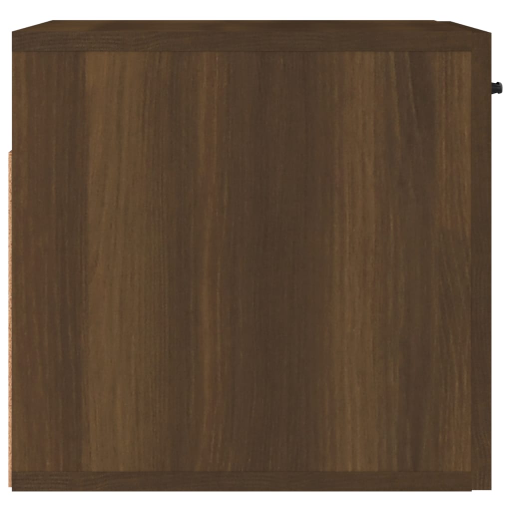 Armoire murale chêne marron 80x36,5x35 cm bois d'ingénierie