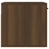 Armoire murale chêne marron 80x36,5x35 cm bois d'ingénierie