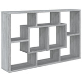 Étagère murale Sonoma gris 85x16x52,5 cm Bois d'ingénierie