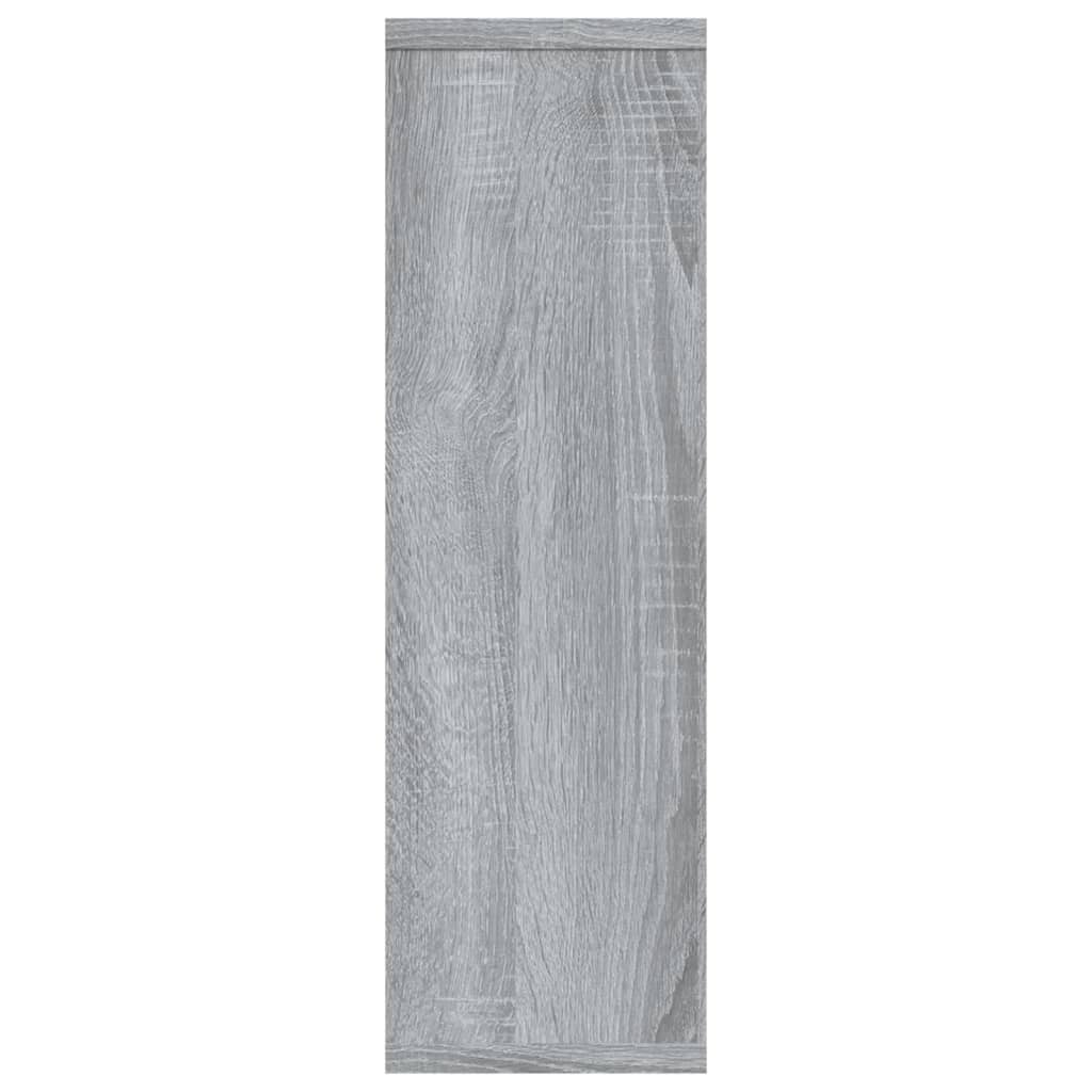 Étagère murale Sonoma gris 85x16x52,5 cm Bois d'ingénierie